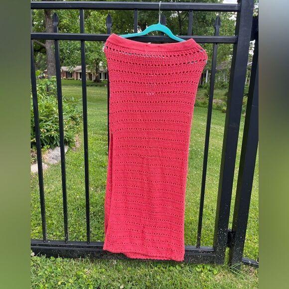 L*Space Anthropologie Sweetest Thing Crochet Maxi Skirt NWT - Picture 12 of 13